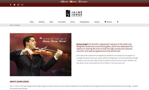 Jamie Jorge Ministry Website 
